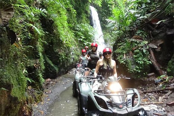 KUBER ATV UBUD - Tunnel Waterfall Rice field Jungle w Private Car - How the machines and terrain affect the day
