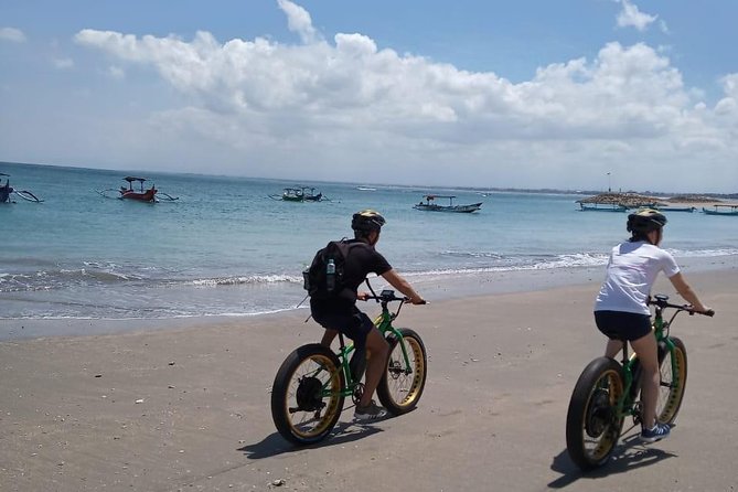 Kuta Beach eBike Private Tour - A temple visit with Balinese dress