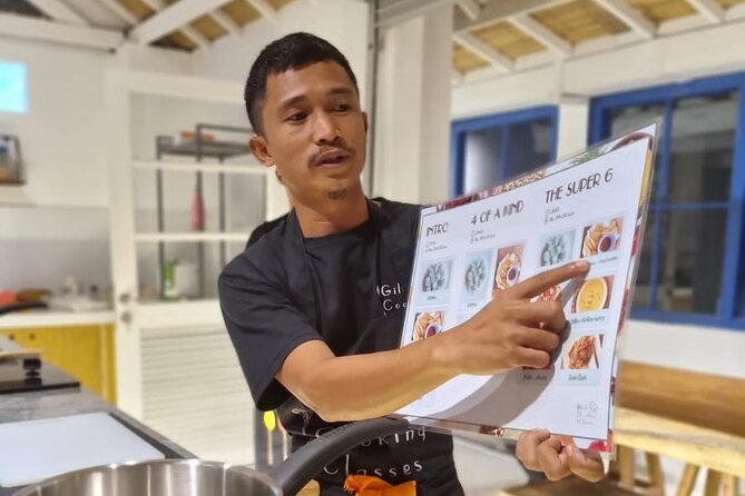 Learn to cook Indonesian food at Gili Cooking Classes Trawangan - Curry, chicken taliwang, and gado gado