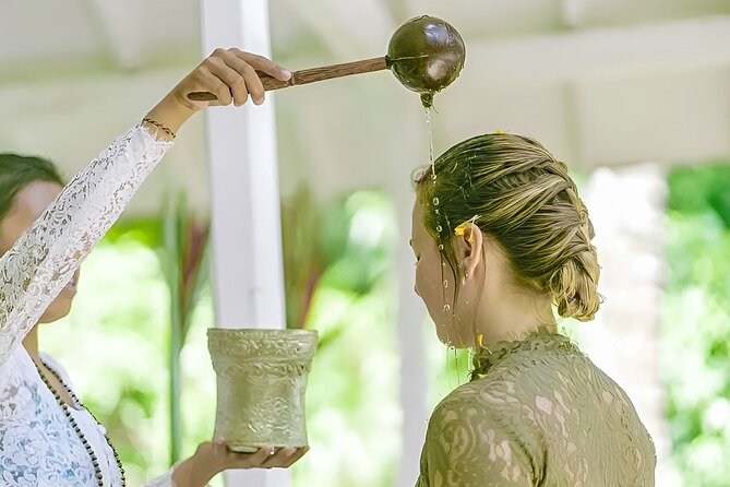 Melukat - The Purification Ceremony at Tirta Empul Temple - At Tirta Empul, Focus on the Ceremony