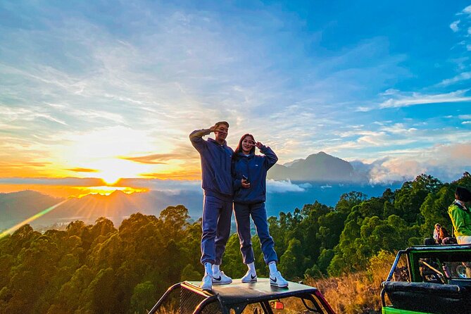 Mount Batur Jeep Sunrise Tour - All Inclusive - Riding across Mount Batur’s black lava