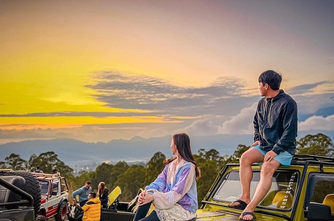 Mount Batur Sunrise Jeep Private Tour - The black lava field after the sunrise