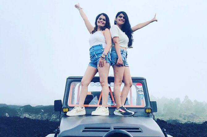 Mount Batur Sunrise Jeep Tour - Riding up Mount Batur without hiking