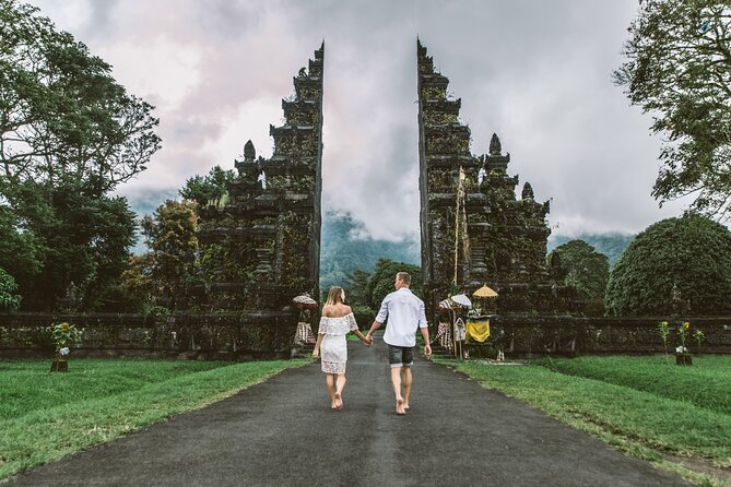 North Bali Hidden Gems Tour Ulun Danu Temple Twin Lakes Waterfall - The Twin Lakes viewpoint