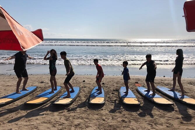 Private Surfing Lesson Bali - Beach practice before you meet the waves