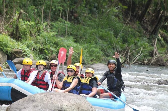 Rafting Swing Monkey Forest And Waterfall Tour All Inclusive - The Ayung River rafting section