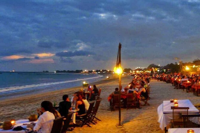 Romantic Seafood Dinner at Jimbaran - Sunset seafood beside Jimbaran Bay