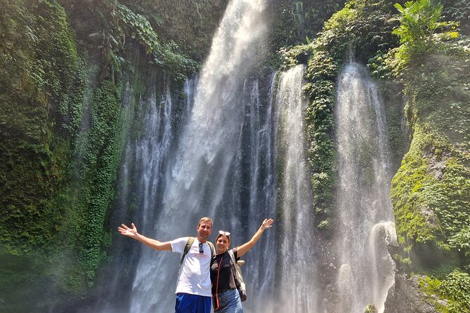 See The Stuning View Of Selong Hill And Tiu Kelep Waterfall - Selong Hill And Its Patchwork Of Farms