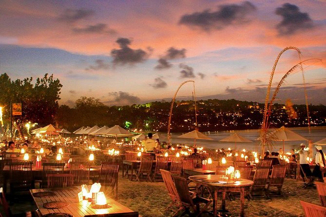 Tanah Lot and Uluwatu Temple Tour Including Seafood Dinner at Jimbaran Beach - Seafood by candlelight at Jimbaran Beach