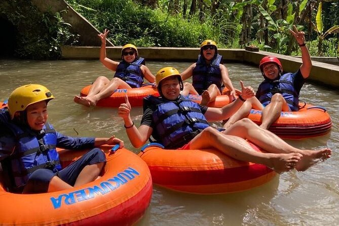 Tegallalang cave tubing - What the tubing feels like on the water