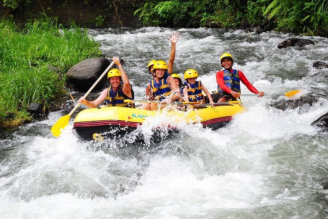 Telaga Waja River Rafting Bali & Zipline (Less Stairs) - The Telaga Waja rapids and dam descent