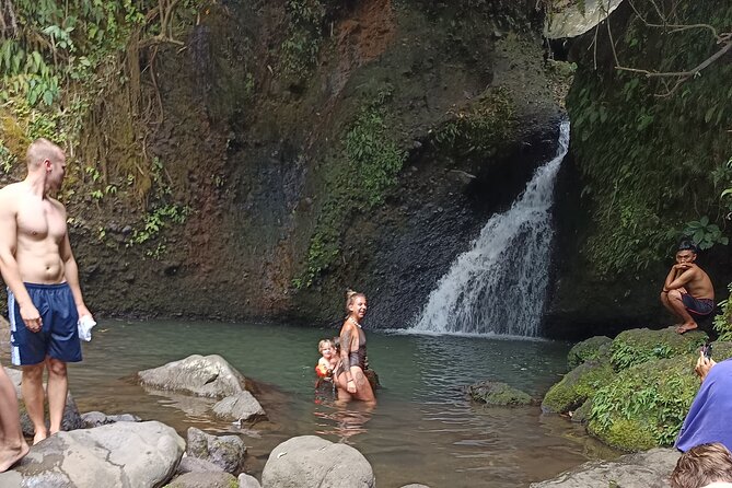 Tetebatu Guided Tour in Rice Terraces Waterfall and Monkey Forest - Jeruk Manis Waterfall after the rice fields