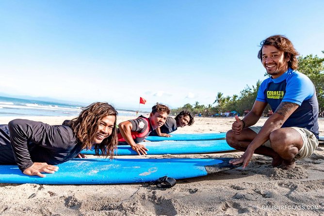 The best surf lessons in Kuta - Beach practice before you enter the water