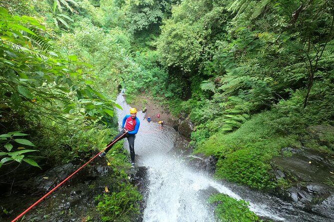 The Natural Canyoning in Alam Canyon - The upper canyon: sunny rappels and a 28-meter drop
