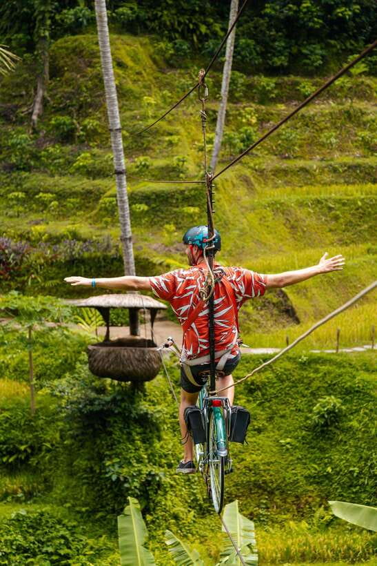 Ubud: Alas Harum Day-Pass, Swing, Sky Bike & Flying Fox - Key points at a glance