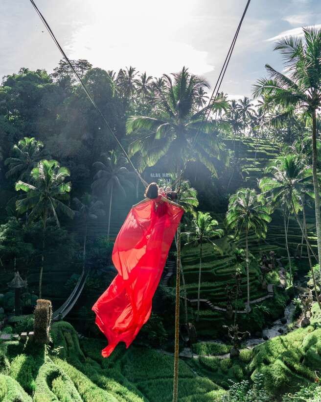 Ubud: Alas Harum Day-Pass, Swing, Sky Bike & Flying Fox - Price, value, and extra costs