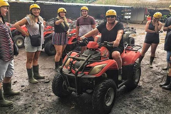Ubud ATV Quad Bike, Monkey Forest and Rice Terrace - The short waterfall stop and the Celuk Village confusion