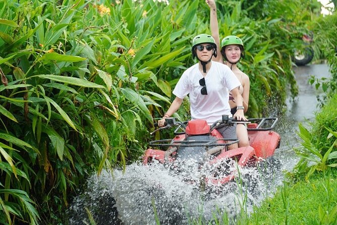Ubud : ATV Temple Run Adventure - Tegenungan Waterfall and Omma River Club