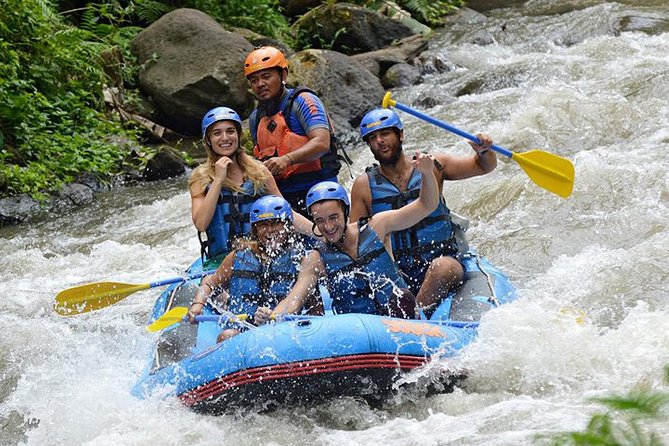 Ubud Ayung Water Rafting included Lunch and Transfer - Entering the forest and passing the waterfall