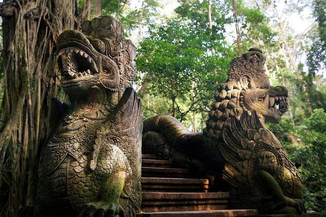 Ubud Iconic Full Day Tour Monkey Forest Rice Terraces Waterfalls - Three Hours of Travel and One Private Vehicle
