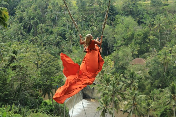 Ubud Private Tours with Jungle Swing Experience - all inclusive - Private transfers make the long route easier