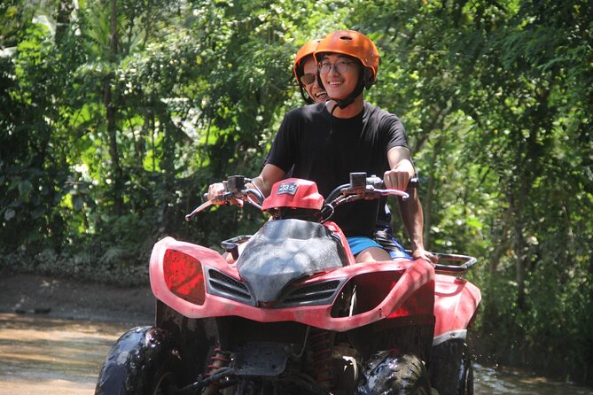 Ubud's Thrilling ATV Tandem Rides - Jungle tracks, rice paddies, and muddy ground