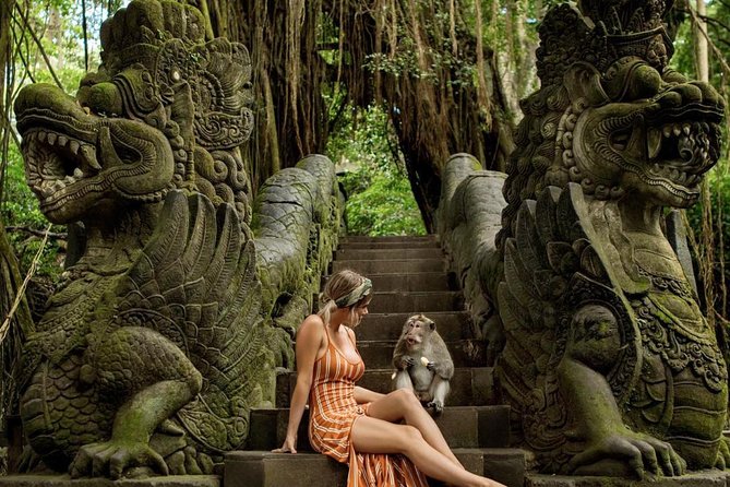 Ubud Tour with Swing, Temple, Monkey Forest, and Waterfall - Tegenungan Waterfall: a short stop with a chance to swim