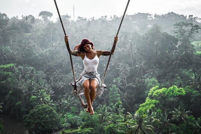Ubud waterfall, rice terraces, and swing explore - Tegenungan Waterfall sets the tone