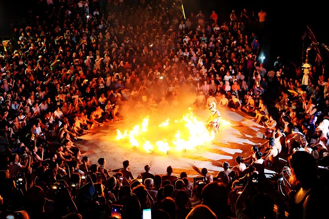 Uluwatu Sunset,Kecak Dance and Diner Seafood In Jimbaran - Hearing the Kecak fire dance