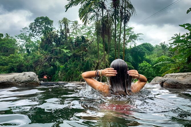UNESCO Jatiluwih Rice Terrace and Tanah Lot Sunset Tour - Penatahan Hot Springs adds a welcome pause