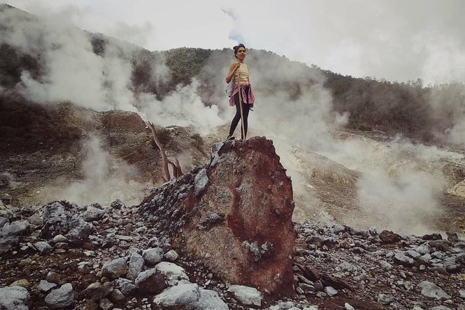 volcano hike and jungle trekking adventure - Soaking in geothermal hot springs
