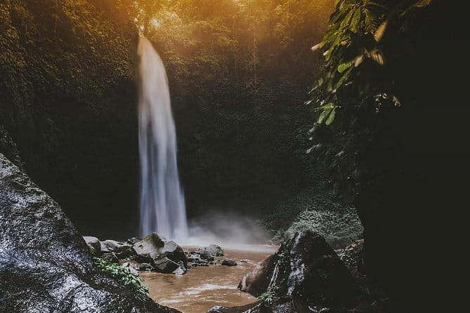 Waterfall Tour: North Bali Best Waterfalls - Leke Leke Waterfall in the jungle